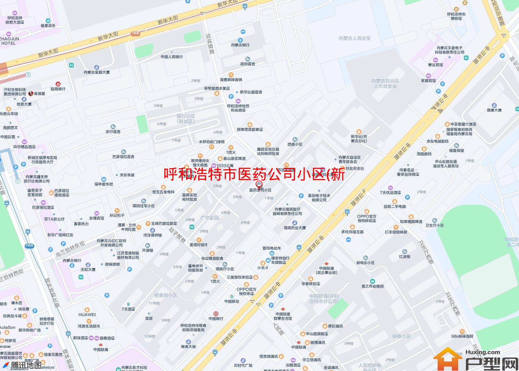 医药公司小区(新城区)小区 - 户型网