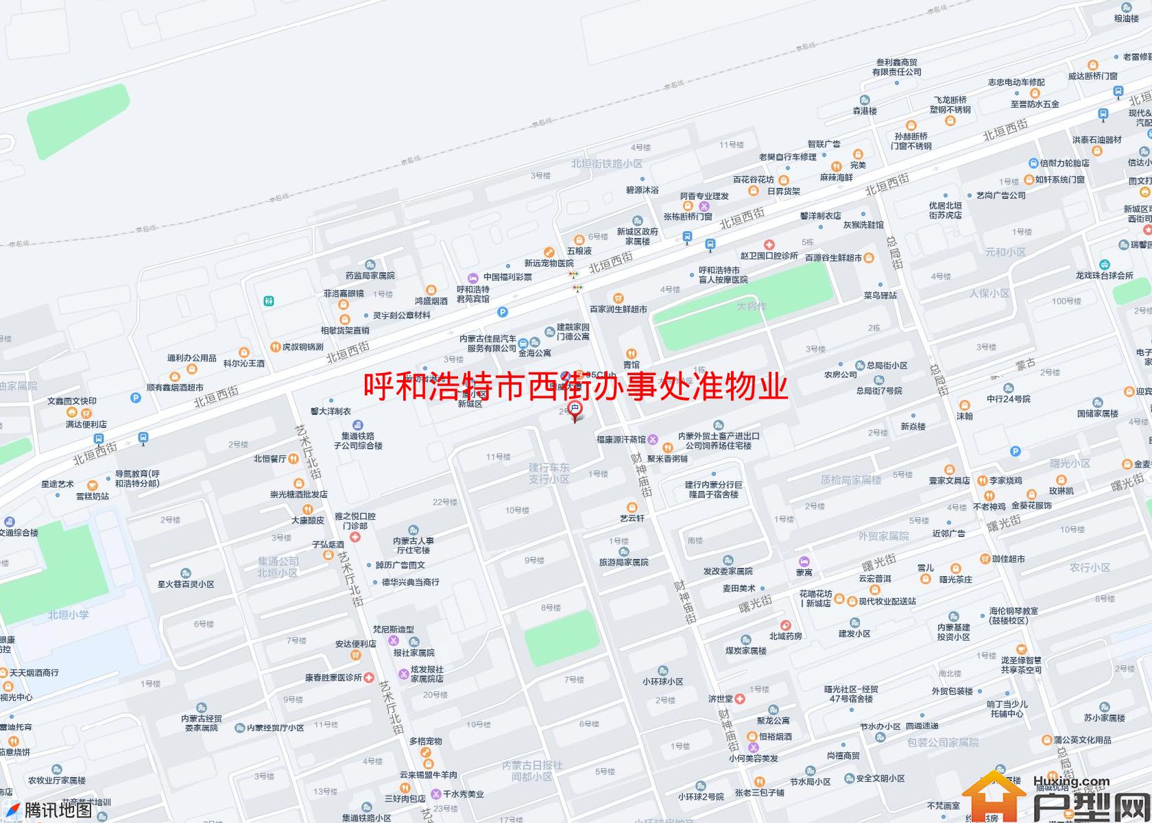 西街办事处准物业管理小区铁支行楼小区 - 户型网