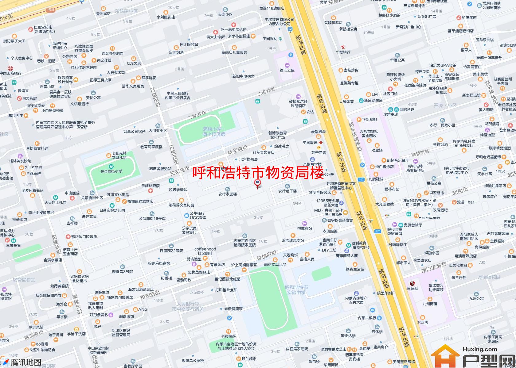 物资局楼小区 - 户型网