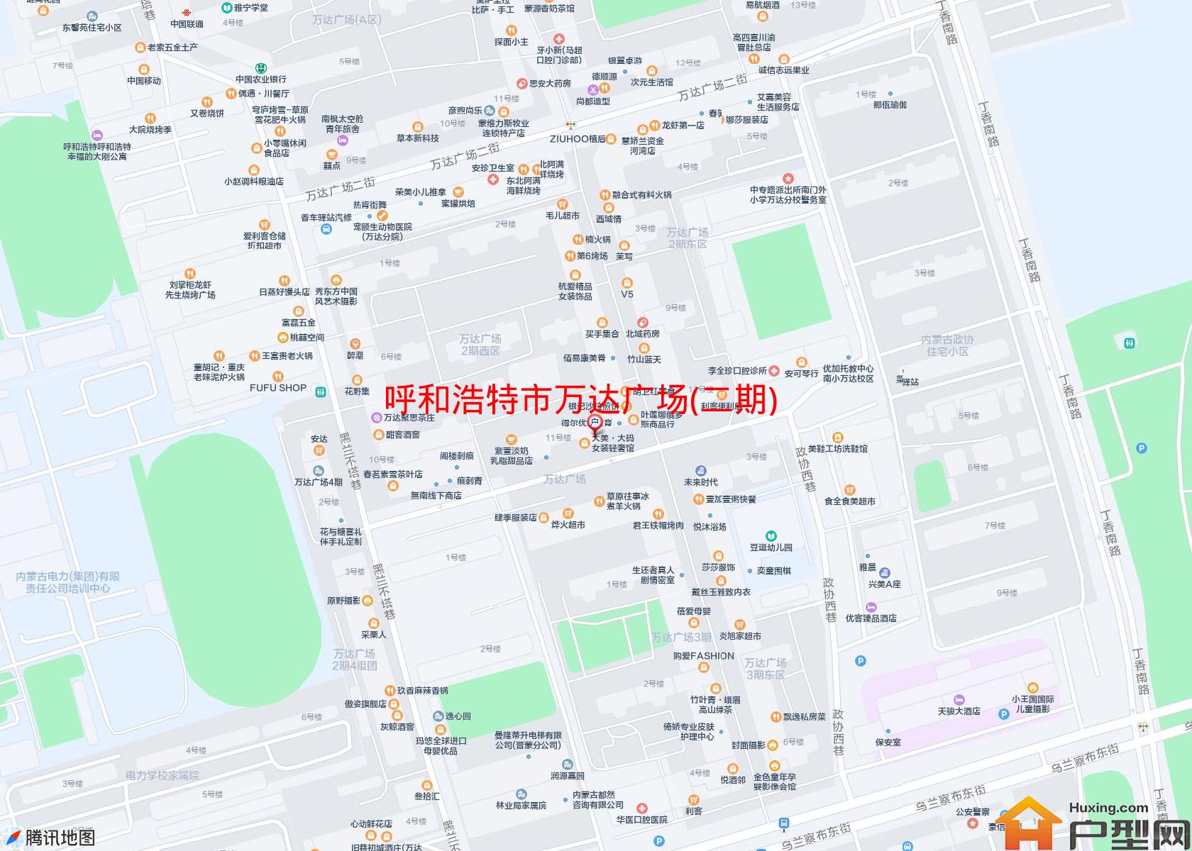 万达广场(二期)小区 - 户型网