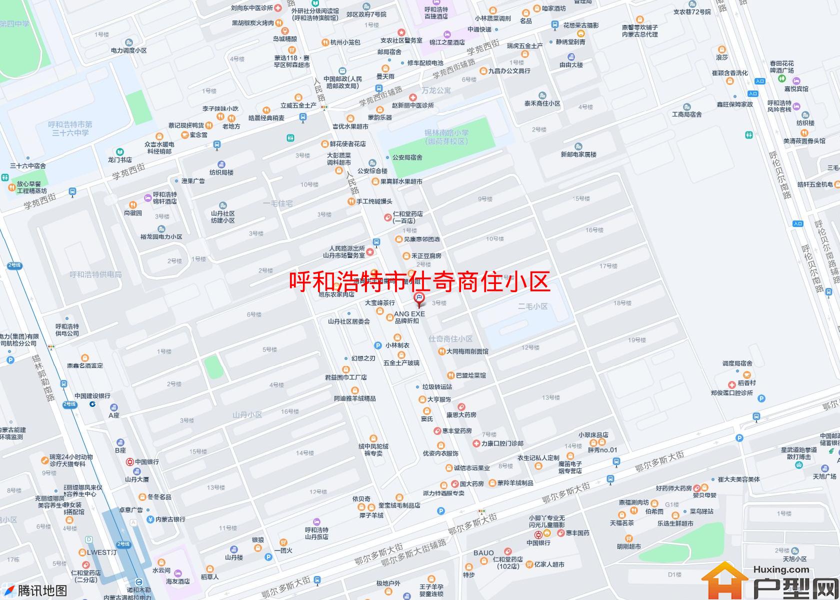 仕奇商住小区小区 - 户型网