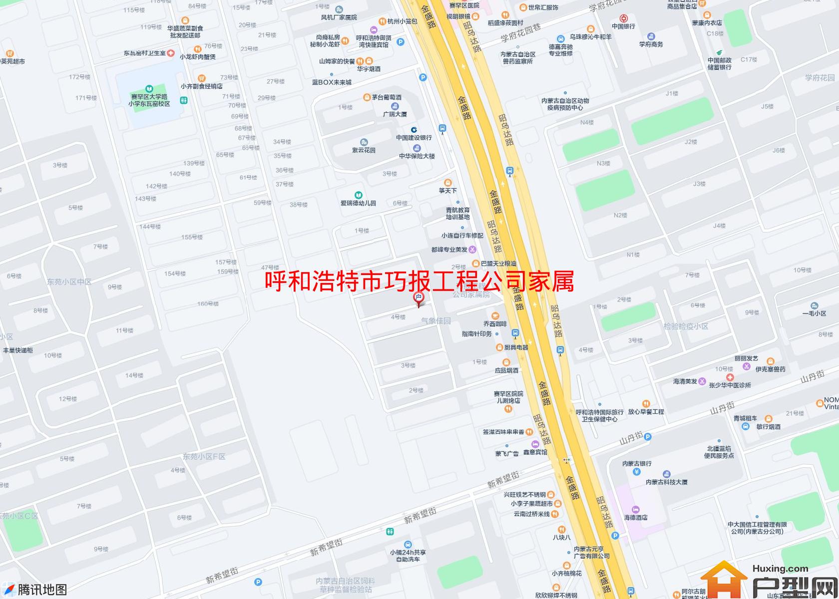 巧报工程公司家属院小区 - 户型网