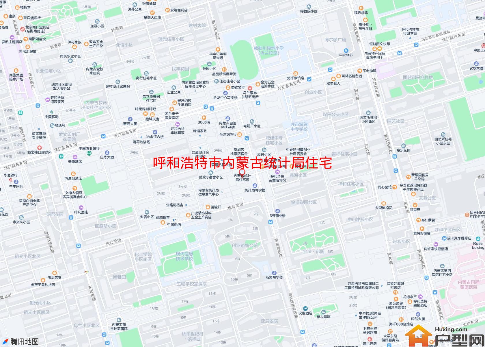 内蒙古统计局住宅区小区 - 户型网
