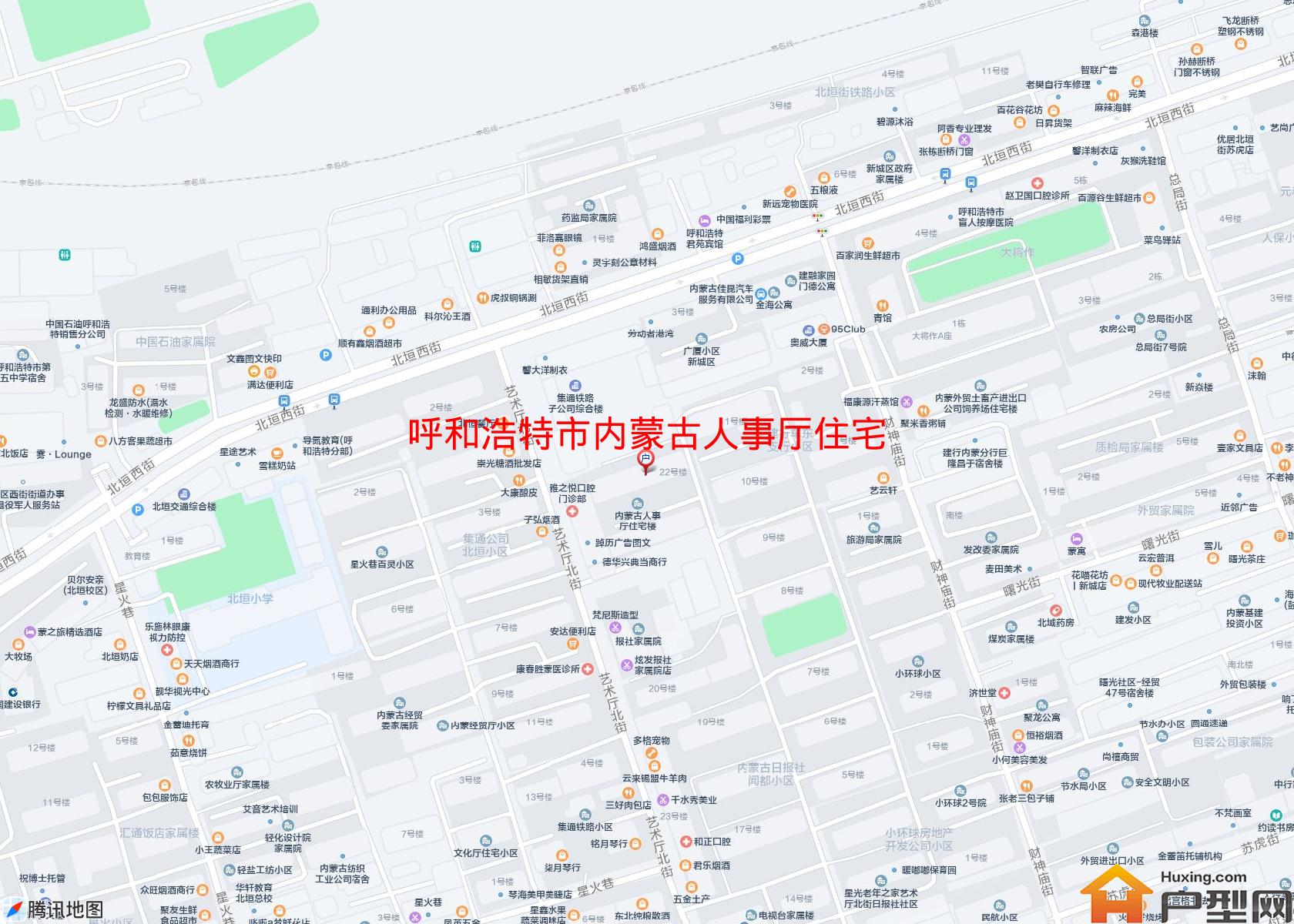 内蒙古人事厅住宅楼小区 - 户型网