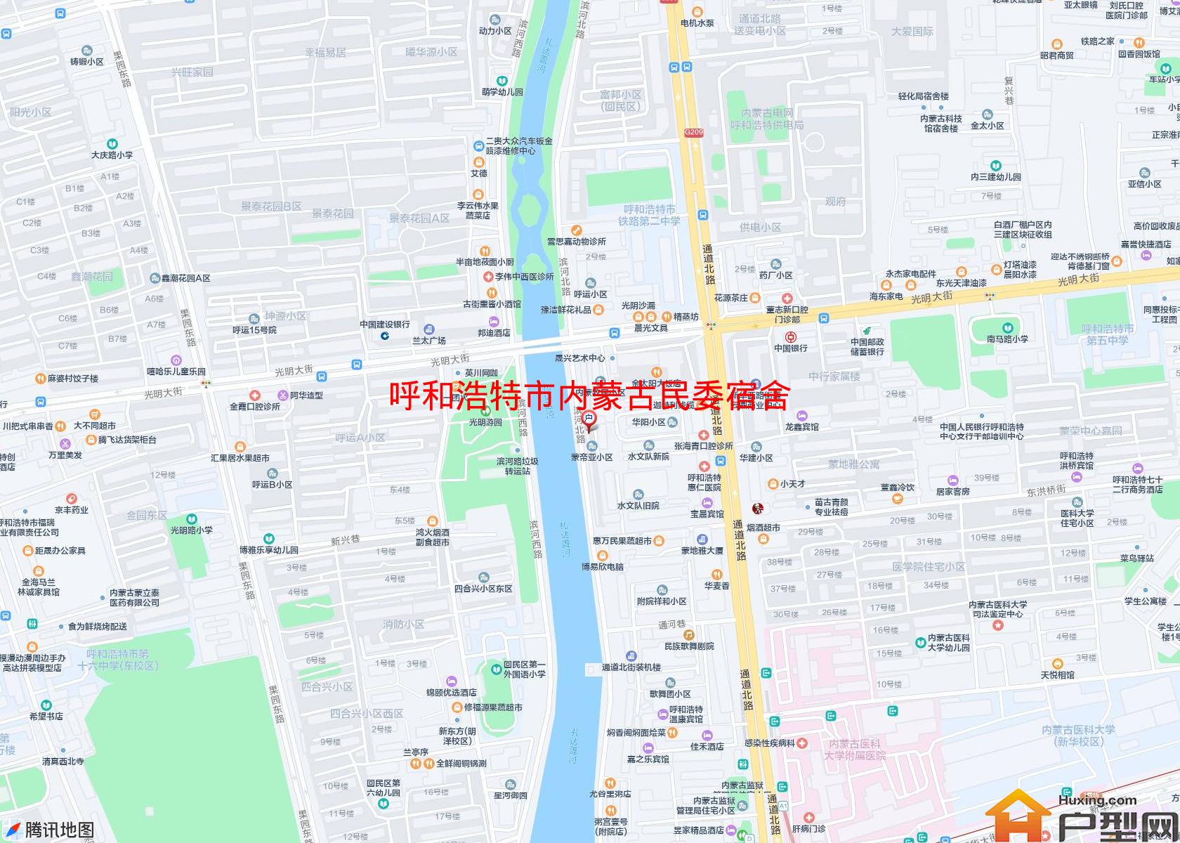 内蒙古民委宿舍小区 - 户型网