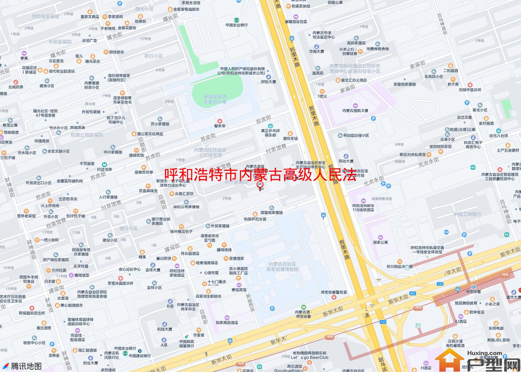 内蒙古高级人民法院宿舍小区 - 户型网