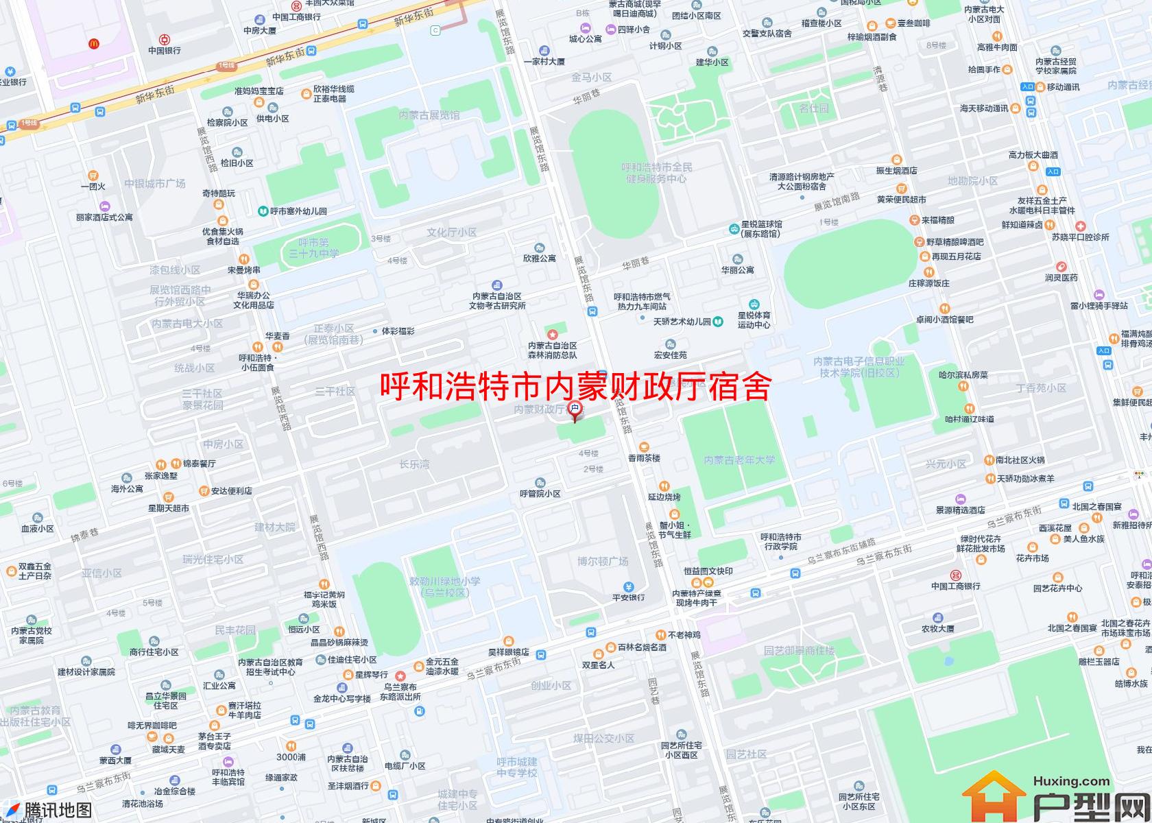 内蒙财政厅宿舍小区 - 户型网