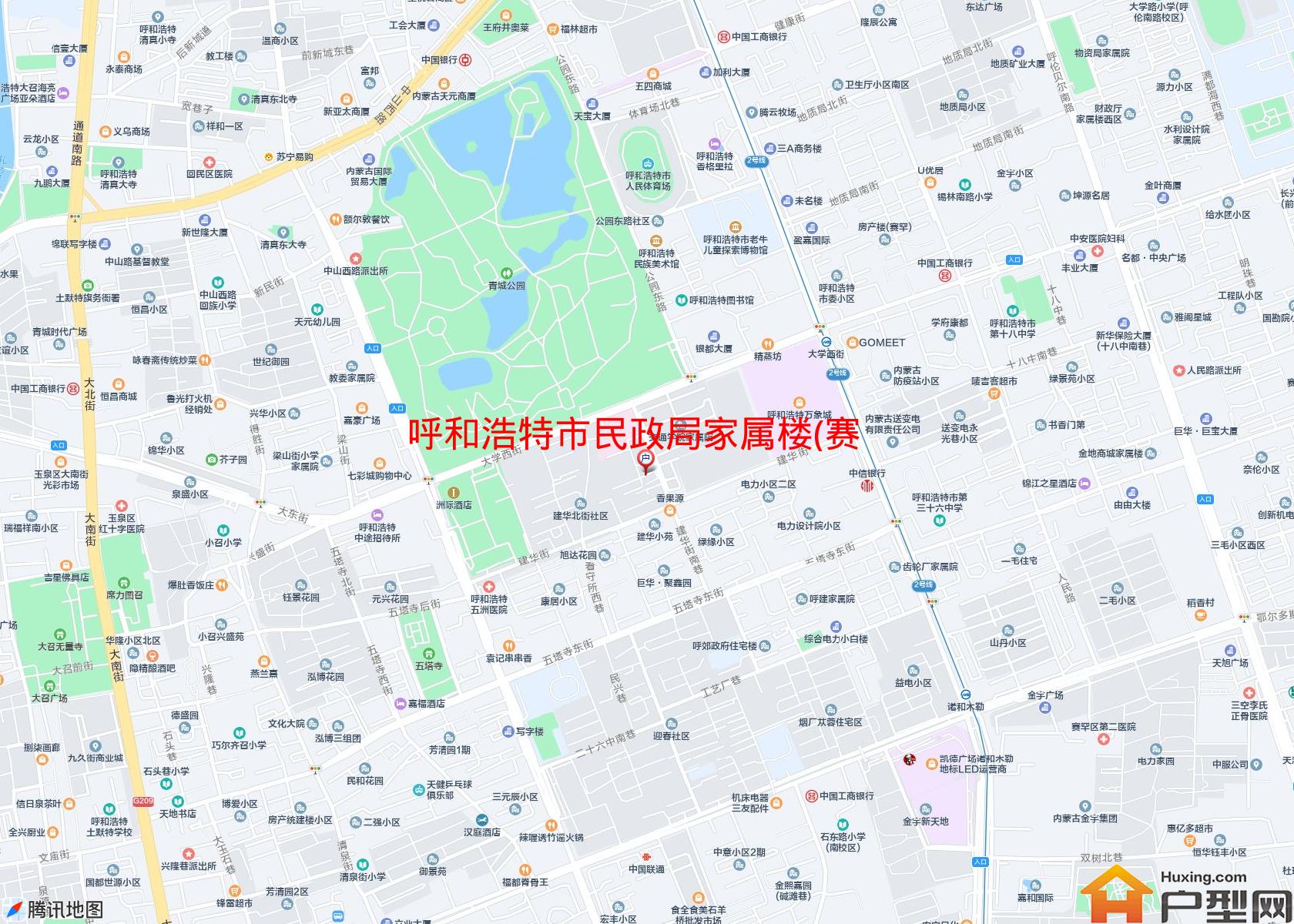 民政局家属楼(赛罕区)小区 - 户型网