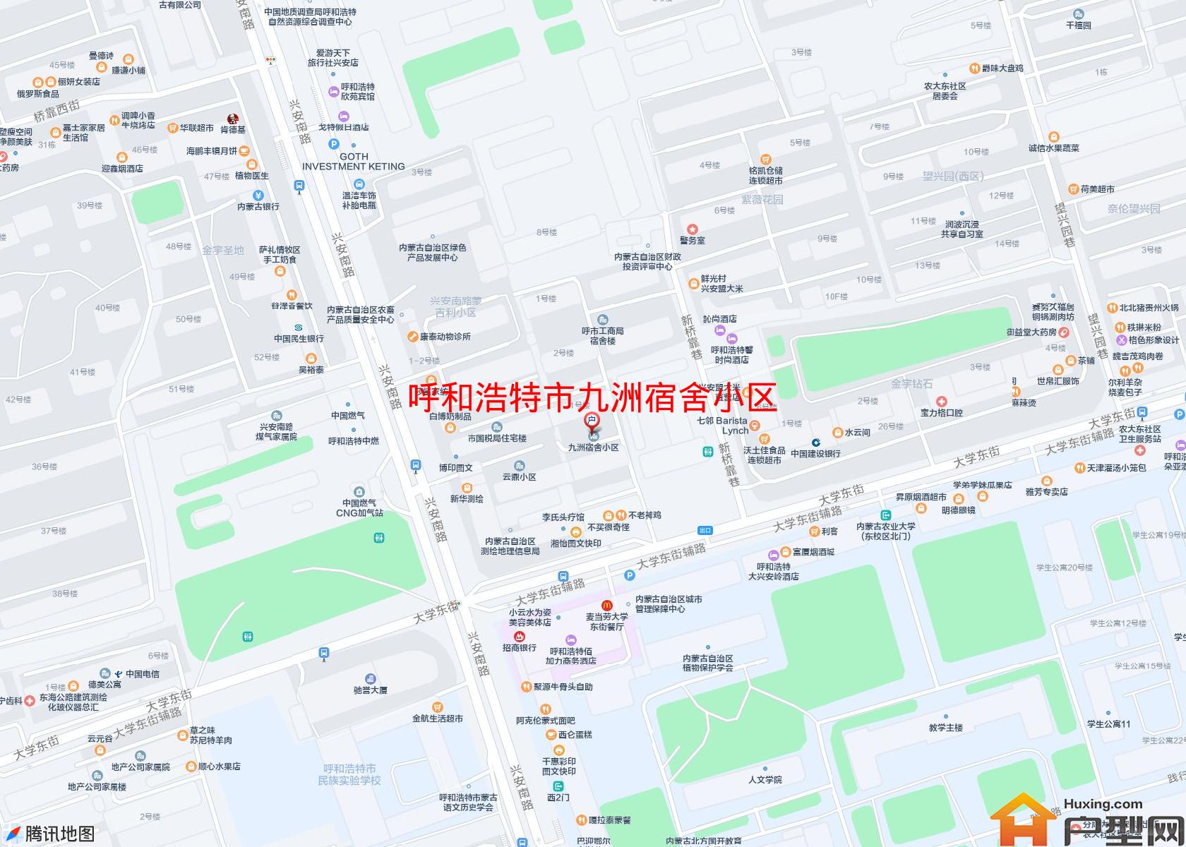 九洲宿舍小区小区 - 户型网