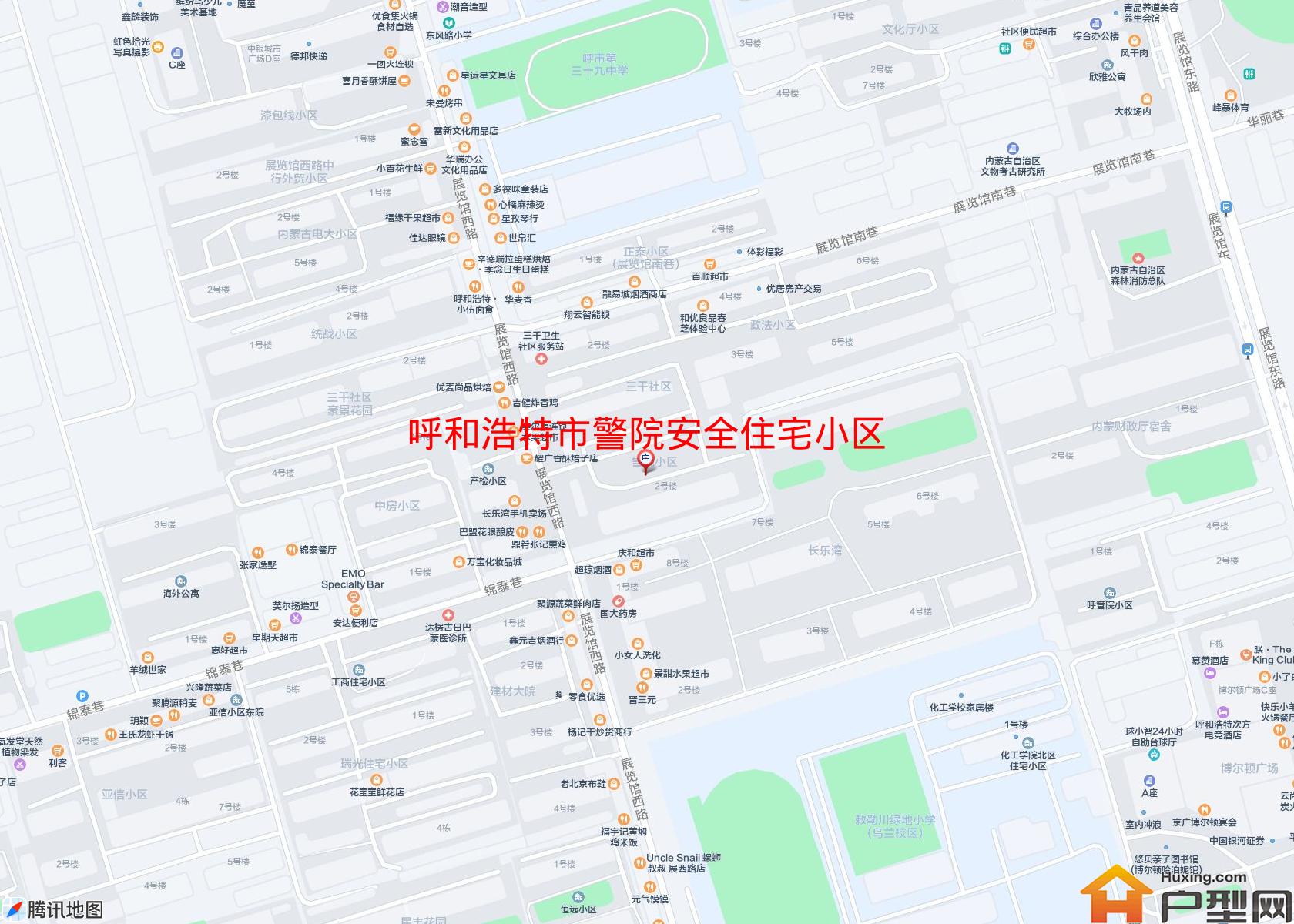警院安全住宅小区小区 - 户型网