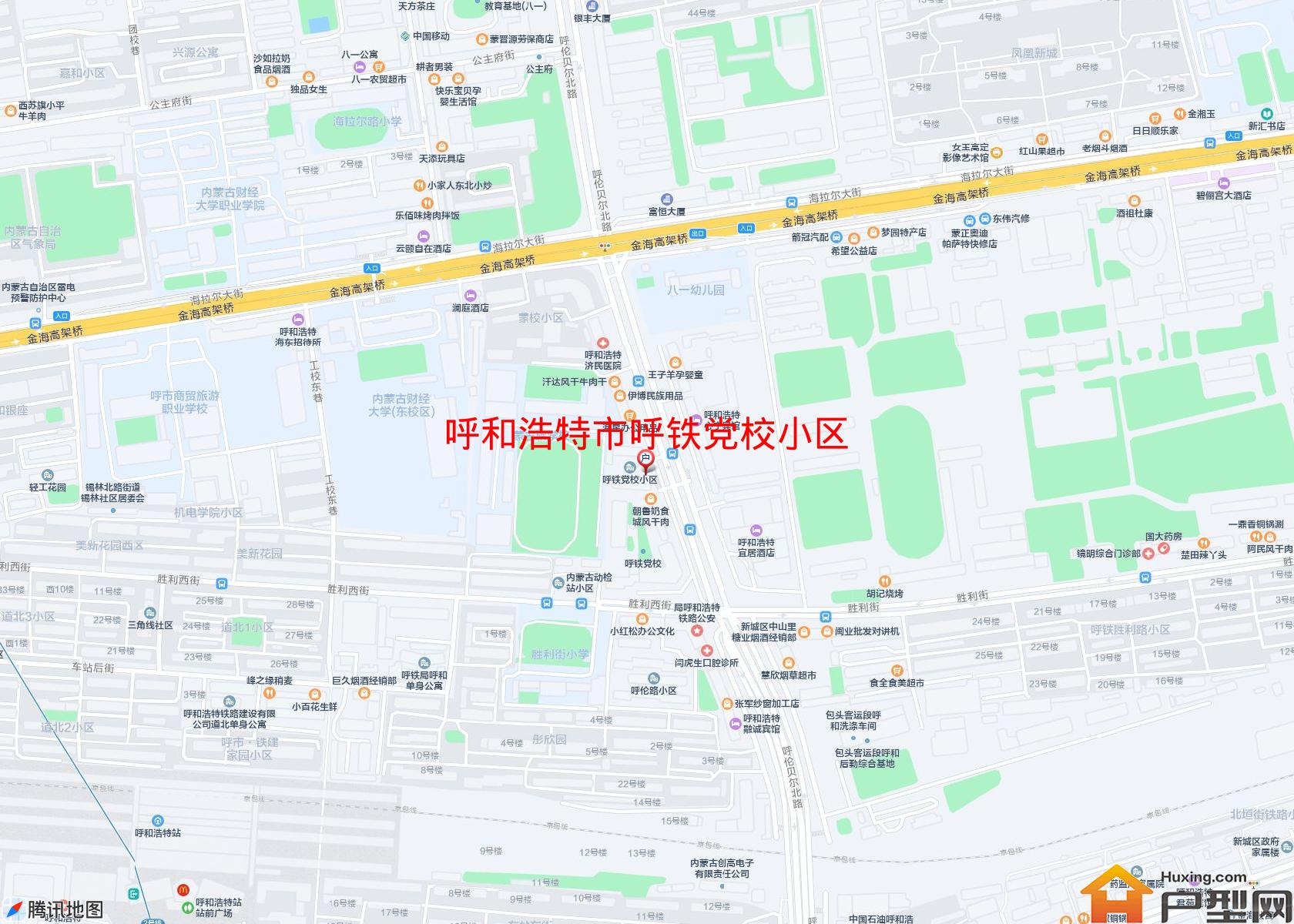 呼铁党校小区小区 - 户型网