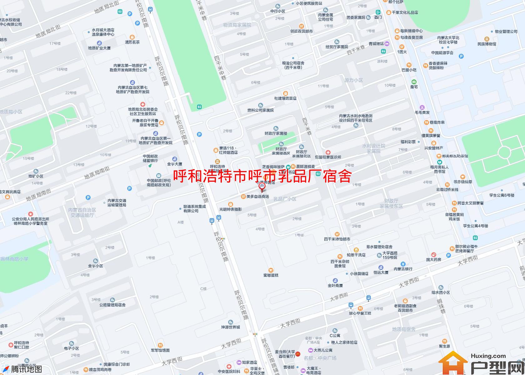 呼市乳品厂宿舍小区 - 户型网