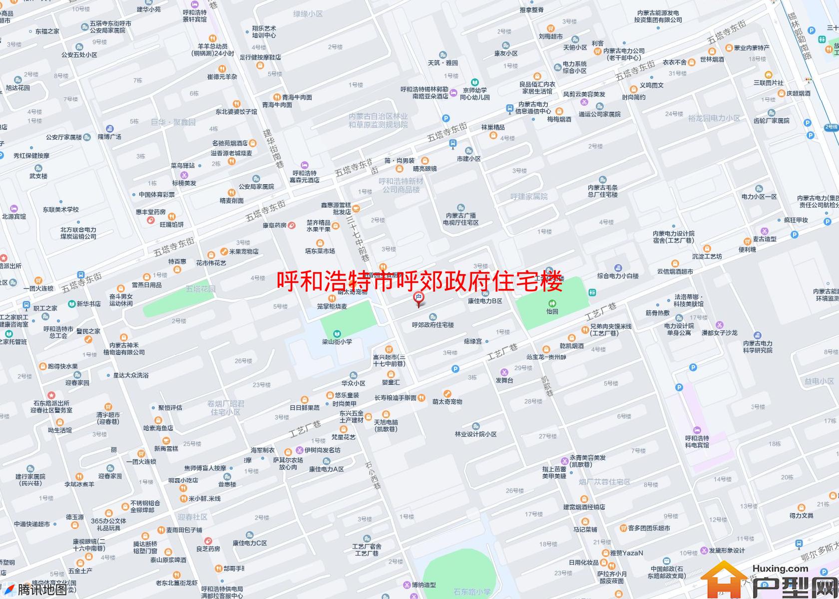 呼郊政府住宅楼小区 - 户型网