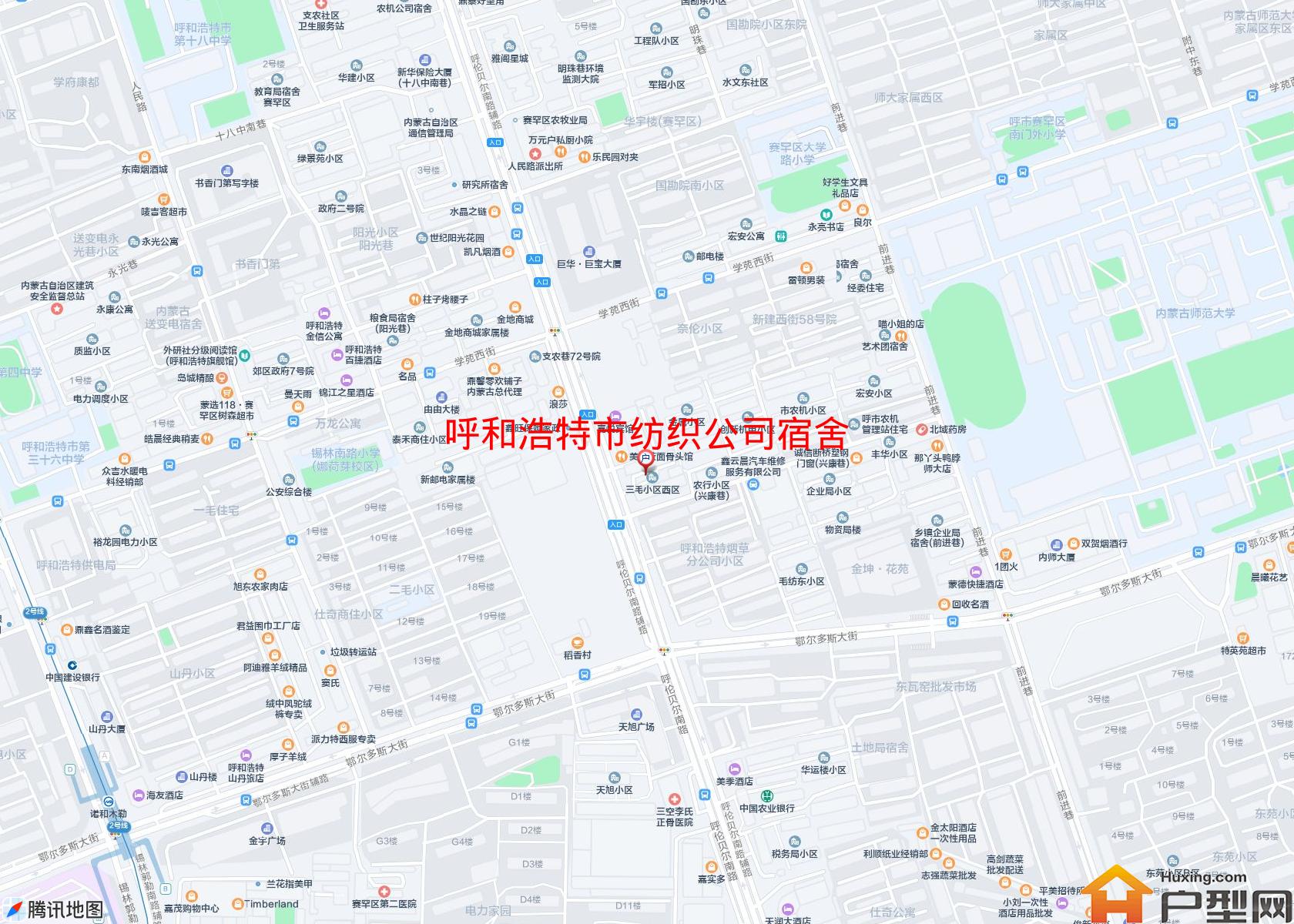 纺织公司宿舍小区 - 户型网