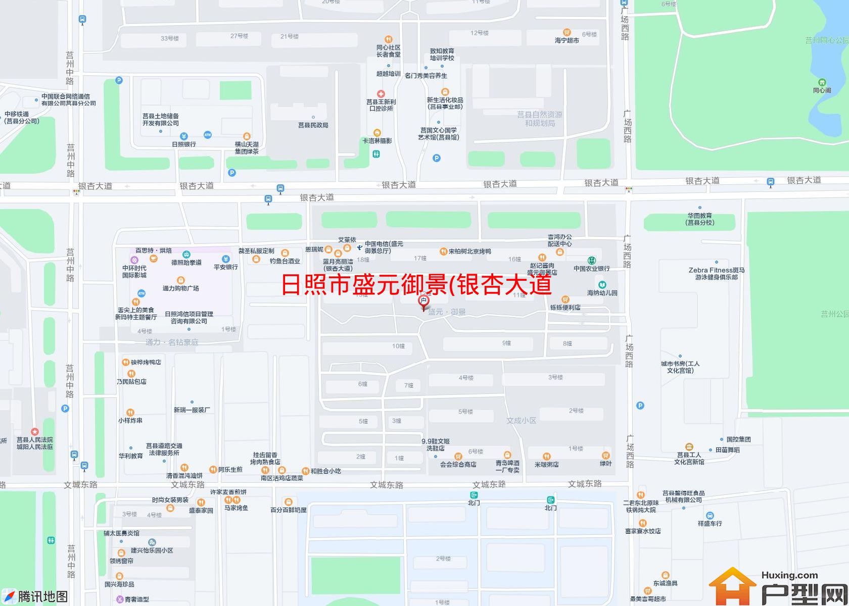 盛元御景(银杏大道,近广场西路)小区 - 户型网