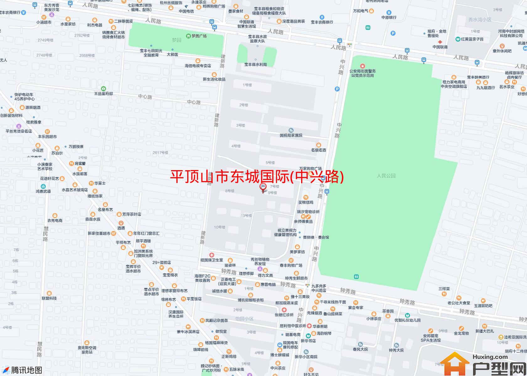 东城国际(中兴路)小区 - 户型网