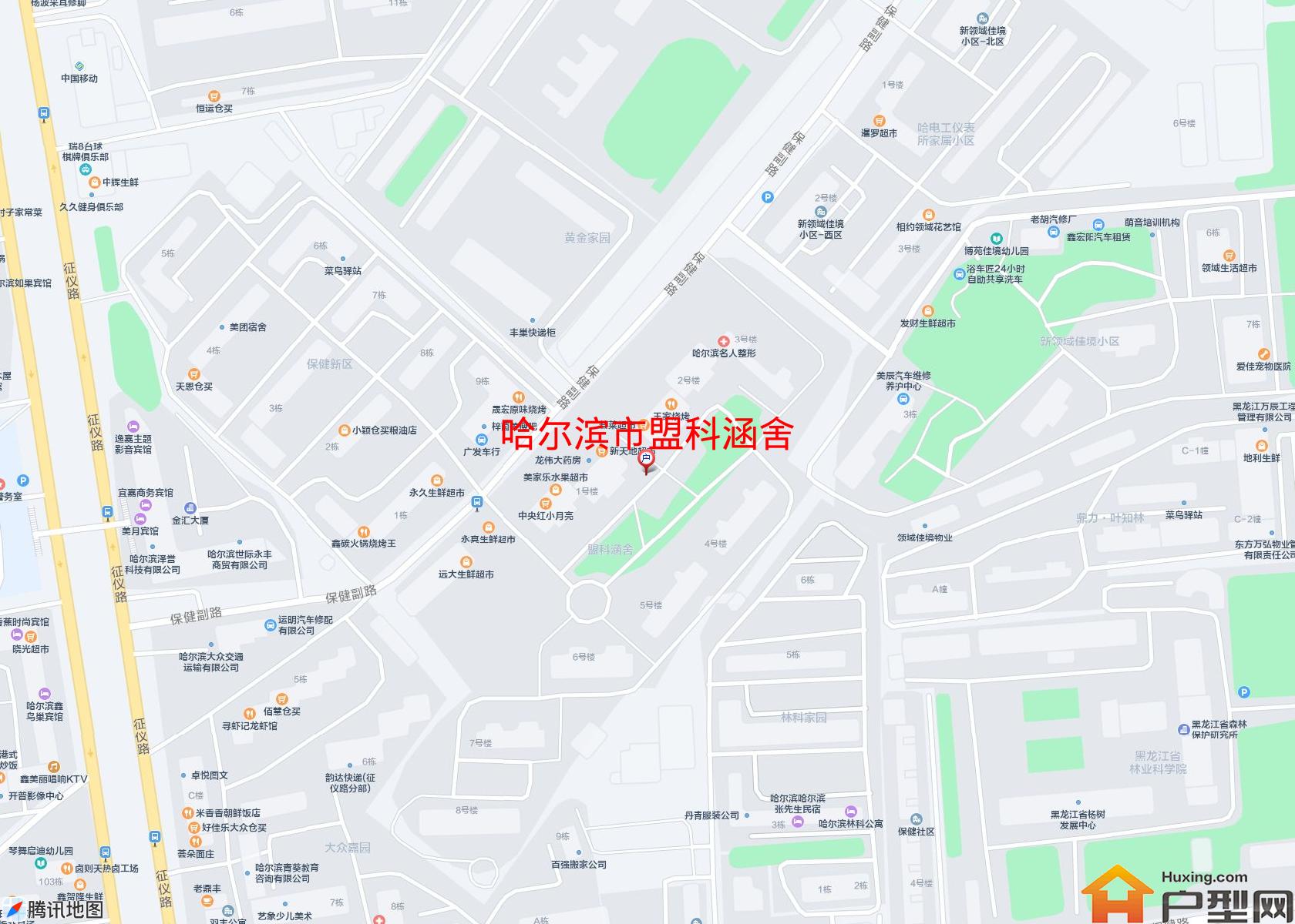 盟科涵舍小区 - 户型网