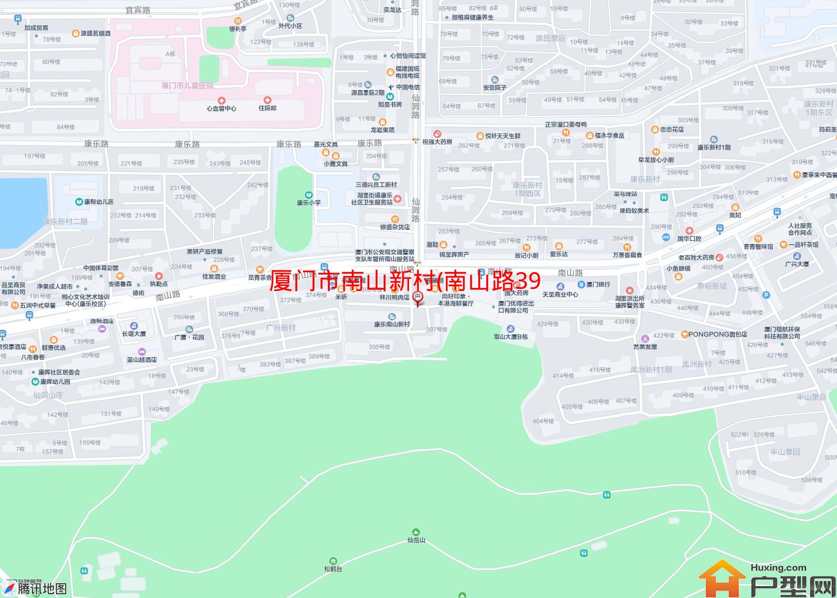 南山新村(南山路393-397号)小区 - 户型网