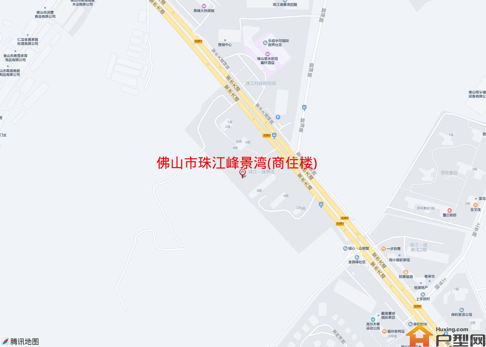 珠江峰景湾(商住楼)小区 - 户型网
