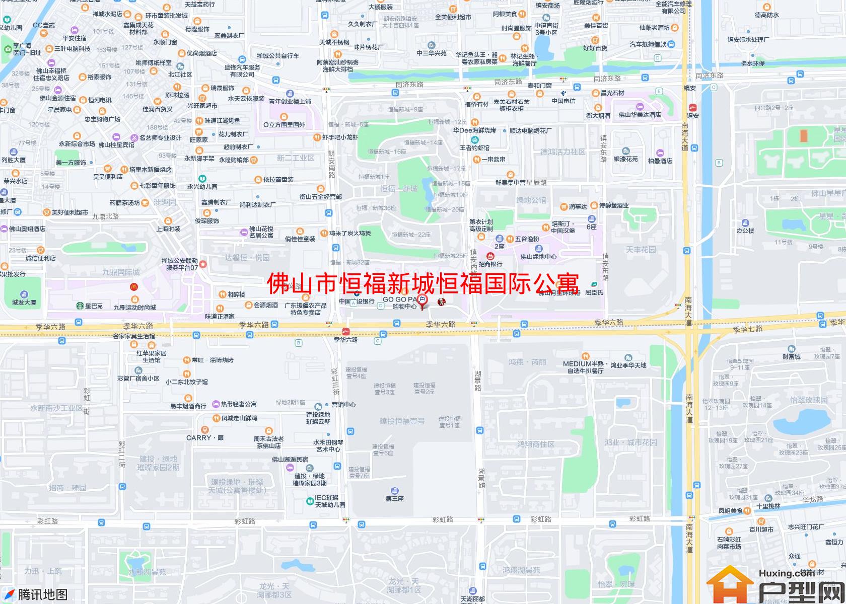 恒福新城恒福国际公寓小区 - 户型网