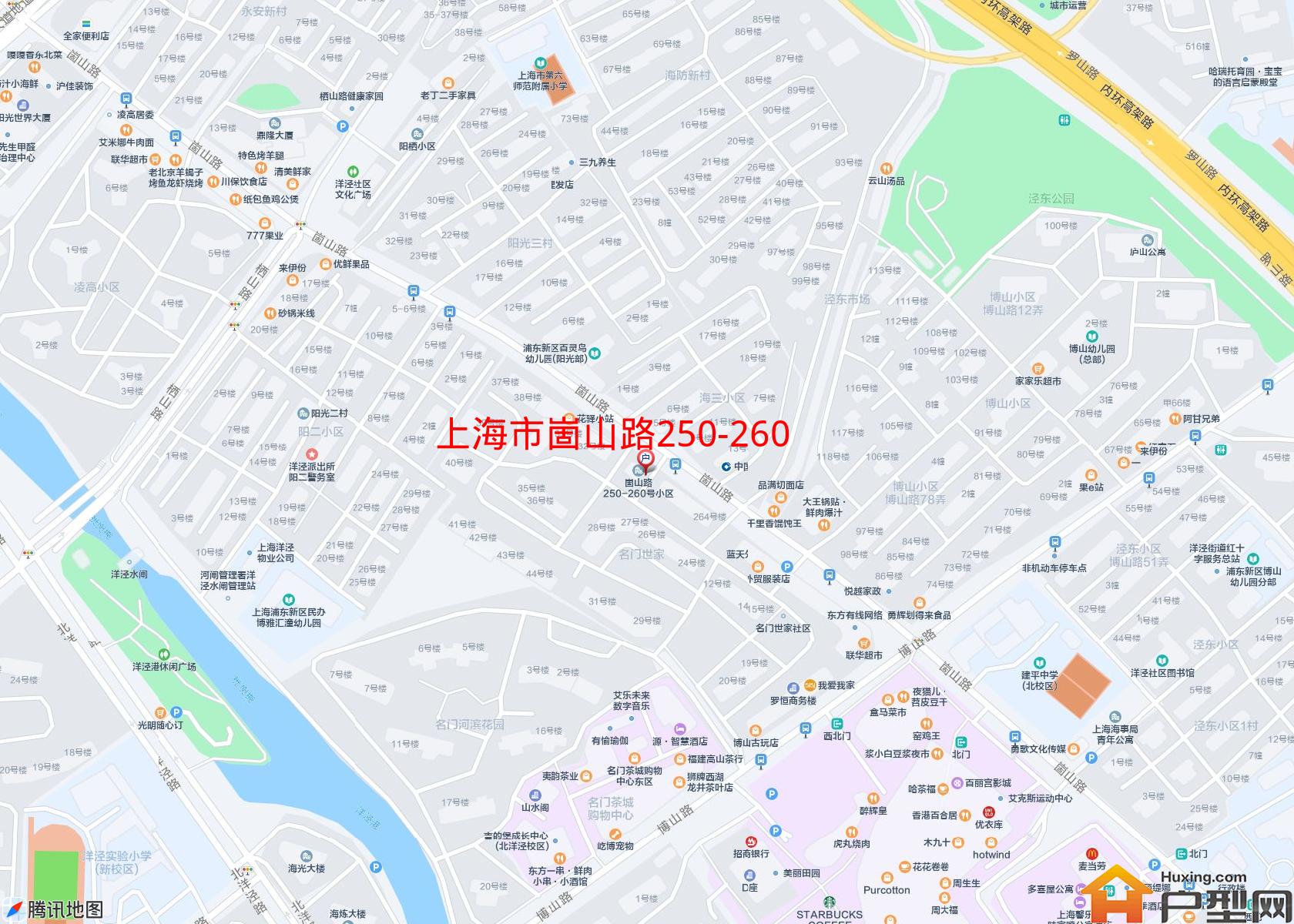 崮山路250-260号小区小区 - 户型网