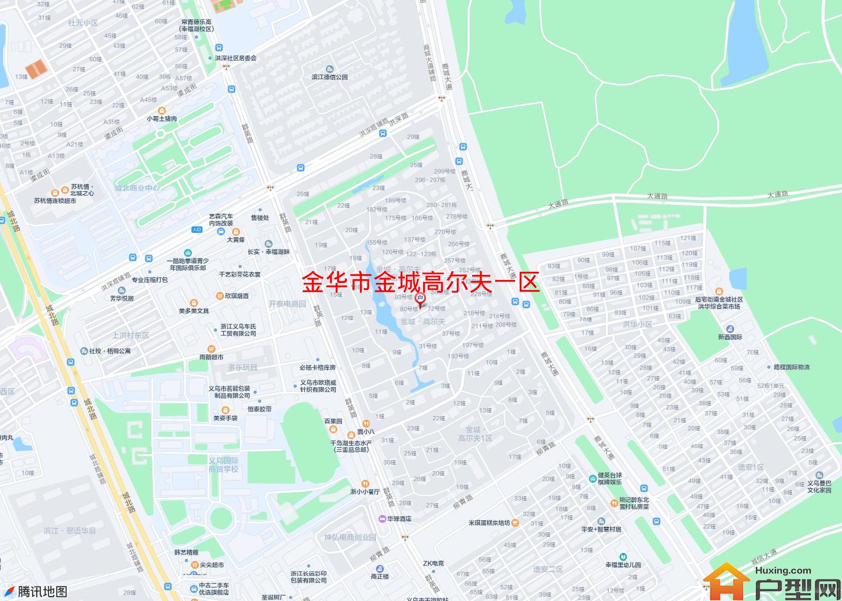 金城高尔夫一区小区 - 户型网