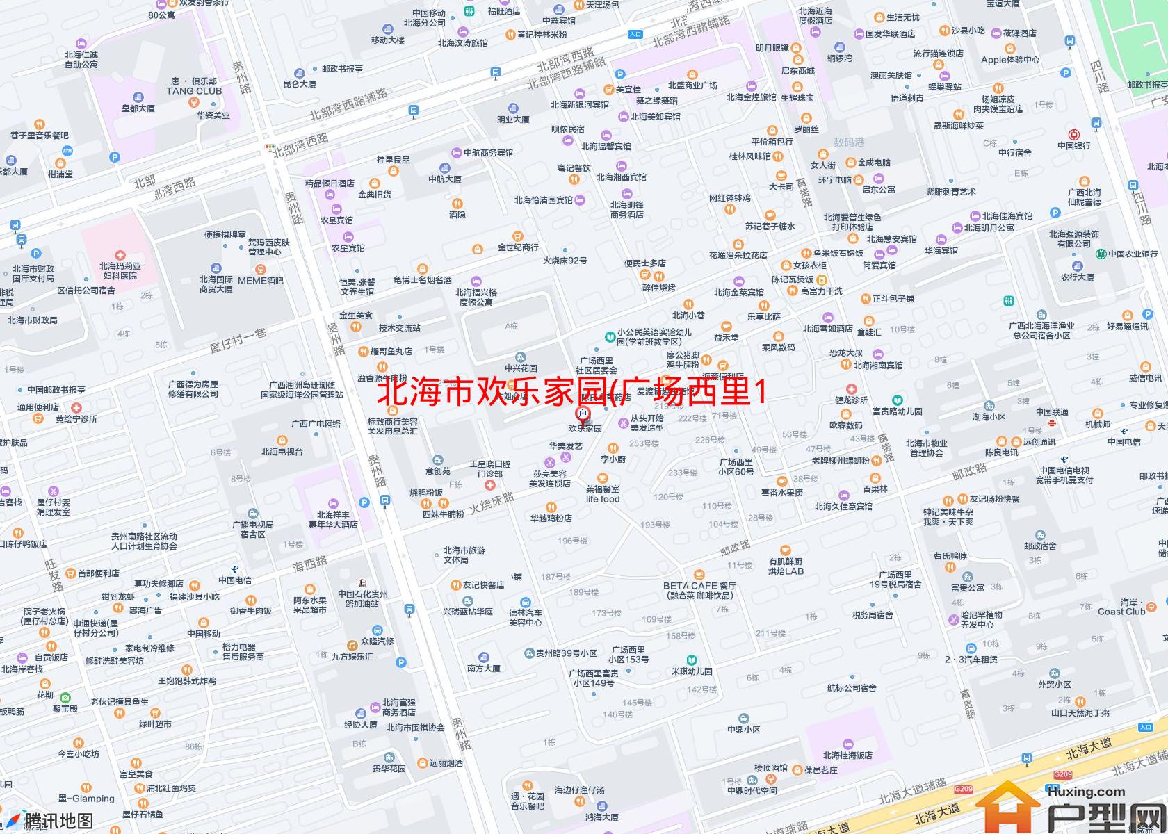 欢乐家园(广场西里108号)小区 - 户型网