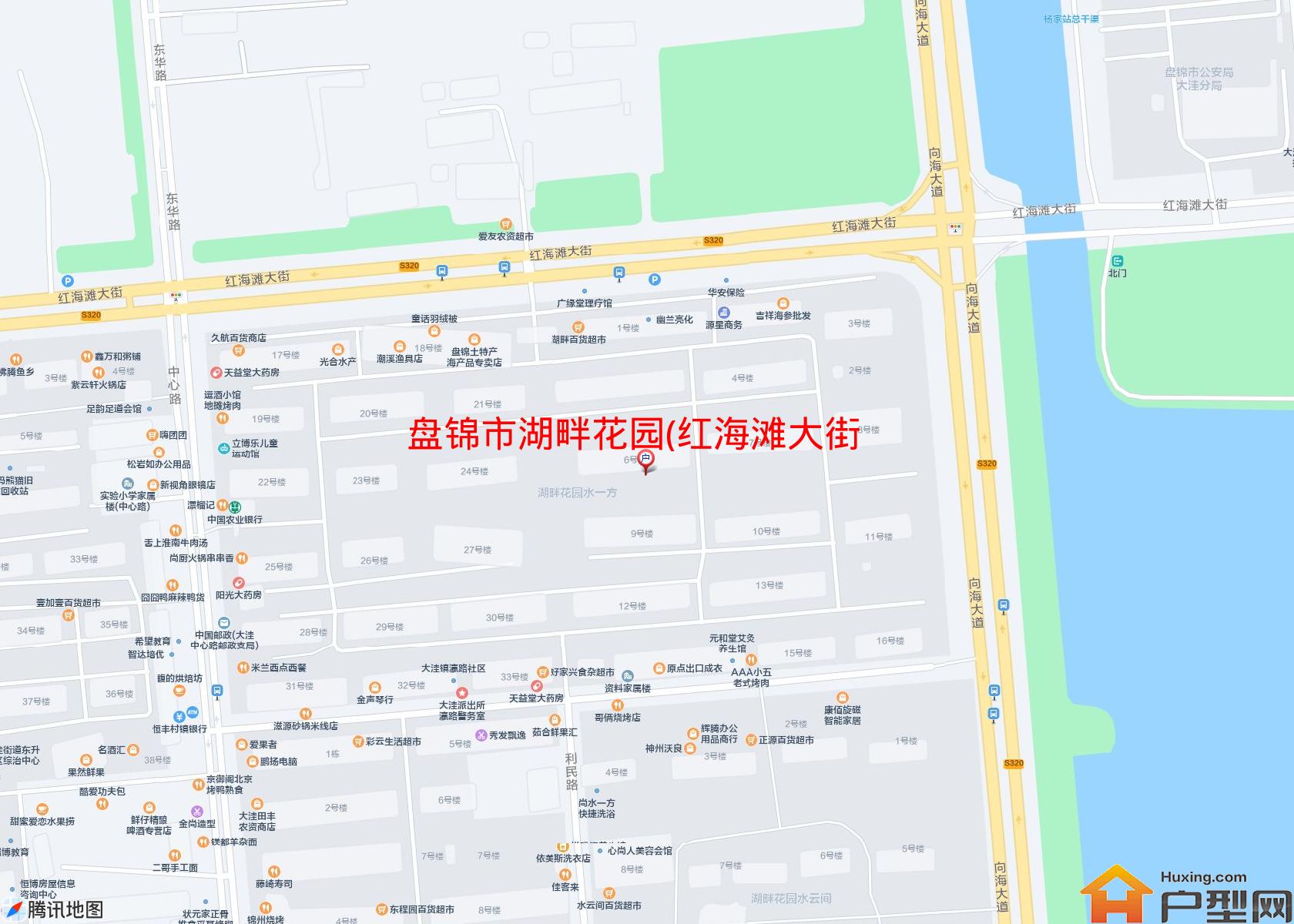 湖畔花园(红海滩大街)小区 - 户型网