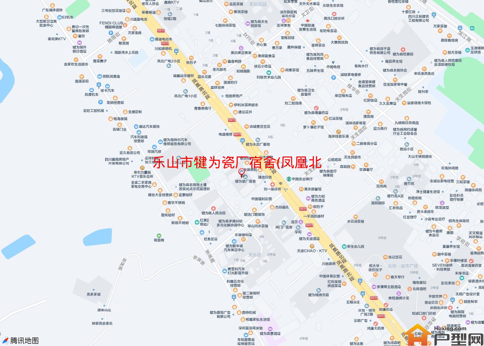 犍为瓷厂宿舍(凤凰北路)小区 - 户型网