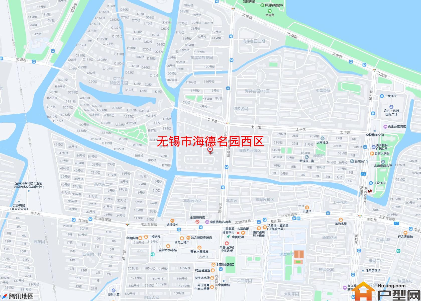 海德名园西区小区 - 户型网
