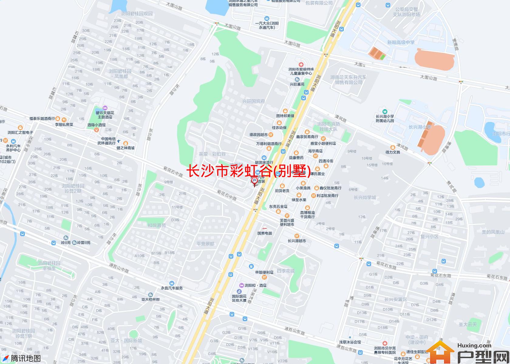彩虹谷(别墅)小区 - 户型网