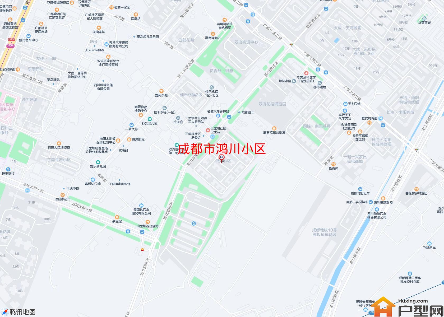 鸿川小区小区 - 户型网