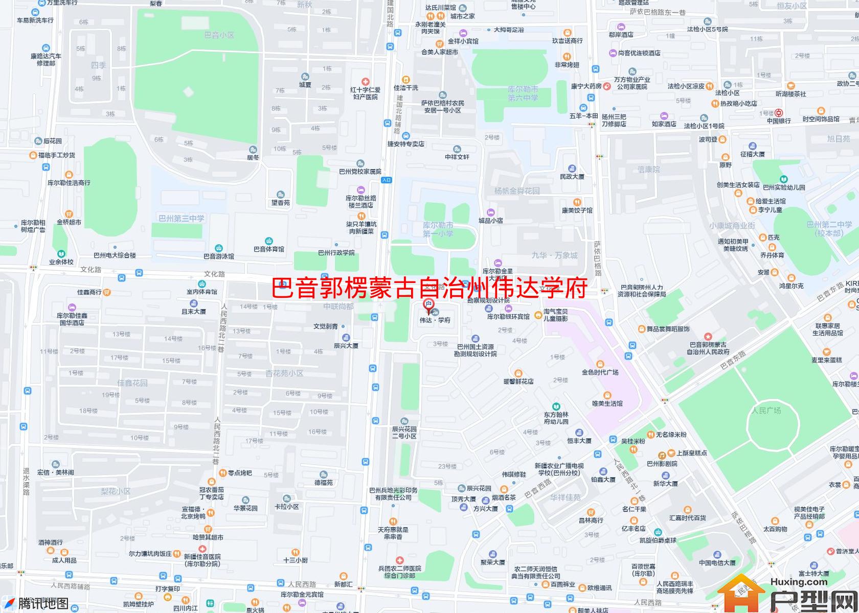 伟达学府(文化路27号)小区 - 户型网