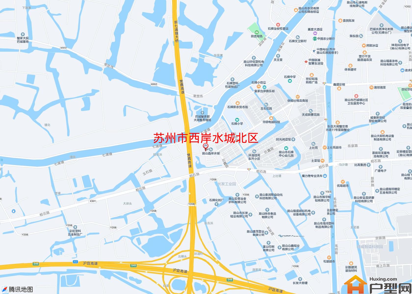 西岸水城北区小区 - 户型网