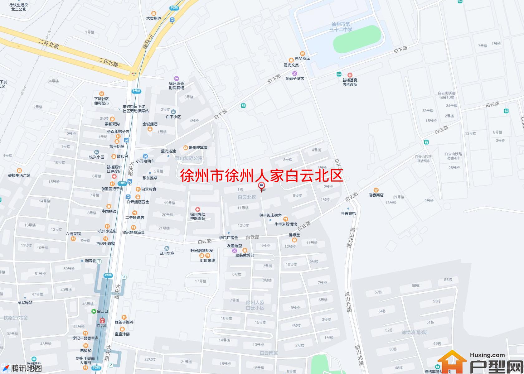 徐州人家白云北区小区 - 户型网
