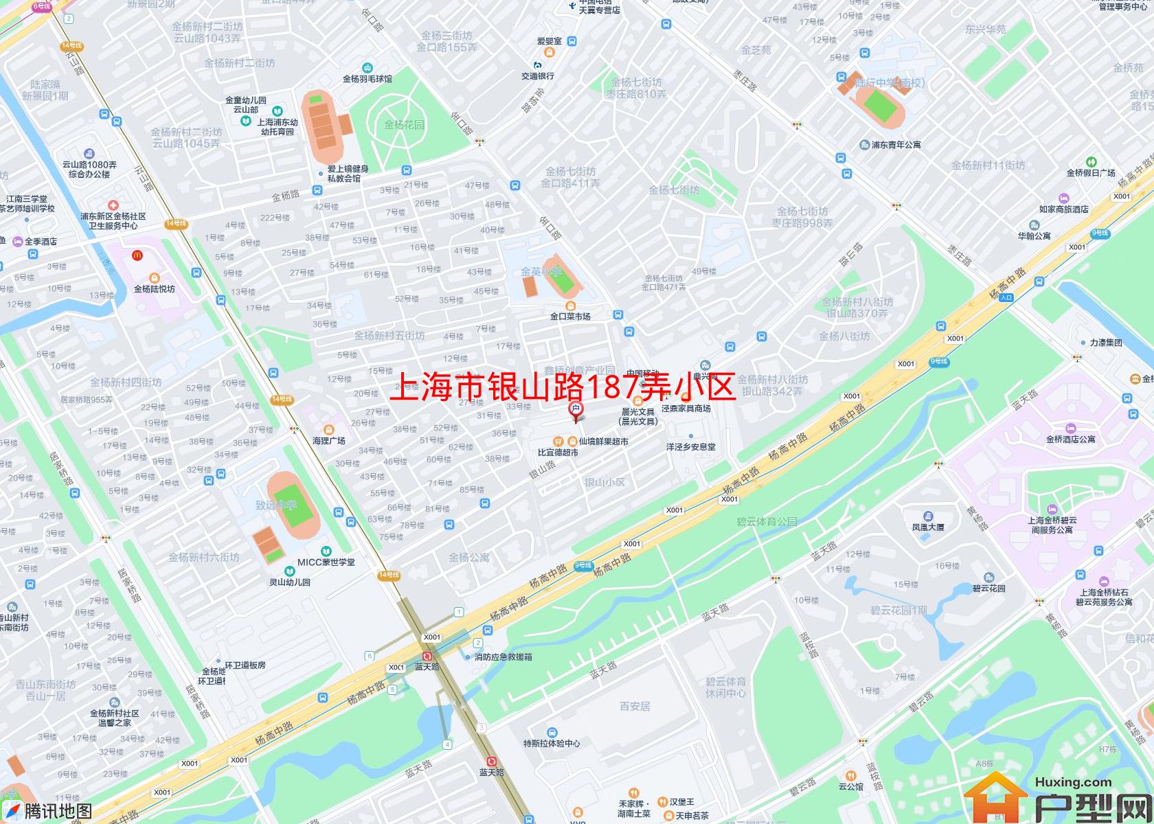 银山路187弄小区小区 - 户型网