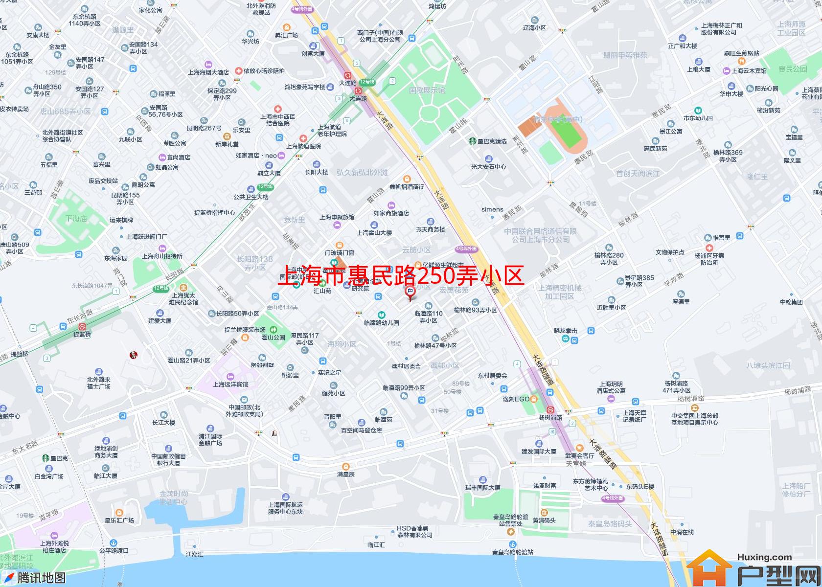 惠民路250弄小区小区 - 户型网