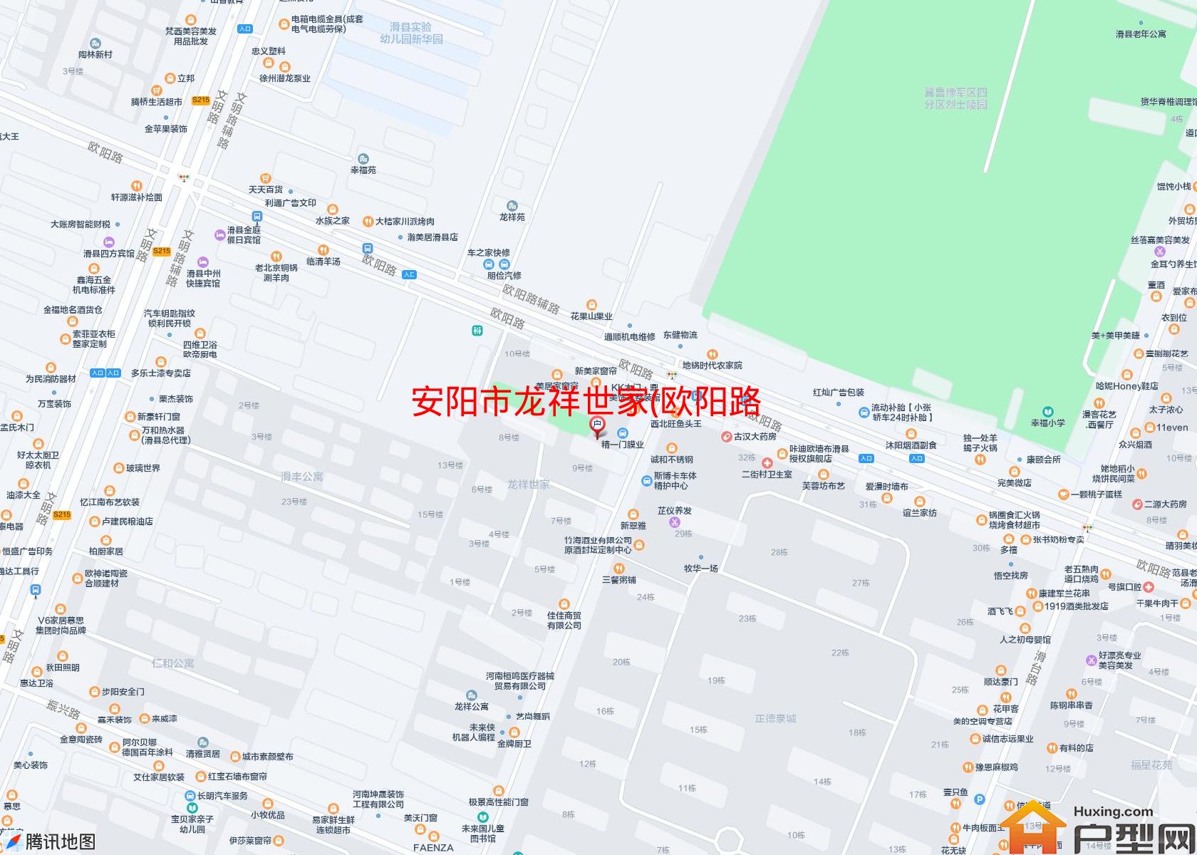 龙祥世家(欧阳路,近文明大道)小区 - 户型网
