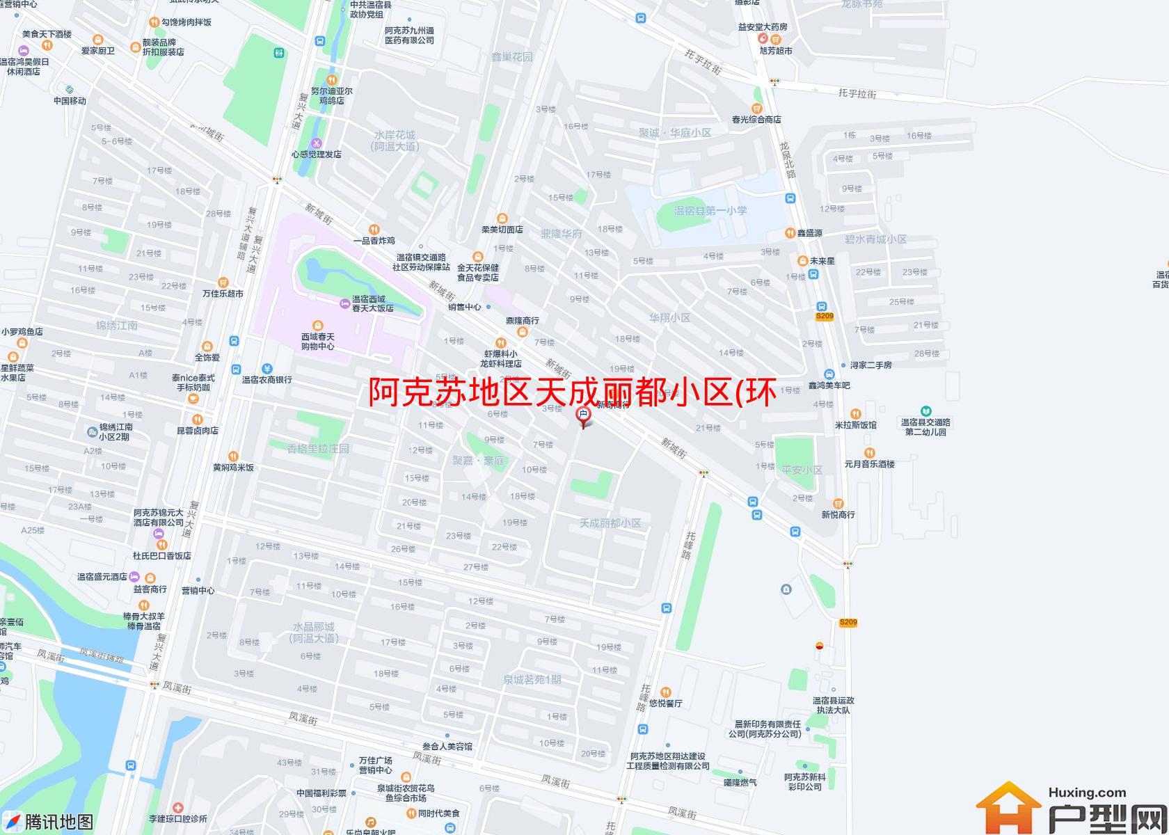 天成丽都小区(环城南路南侧40号)小区 - 户型网