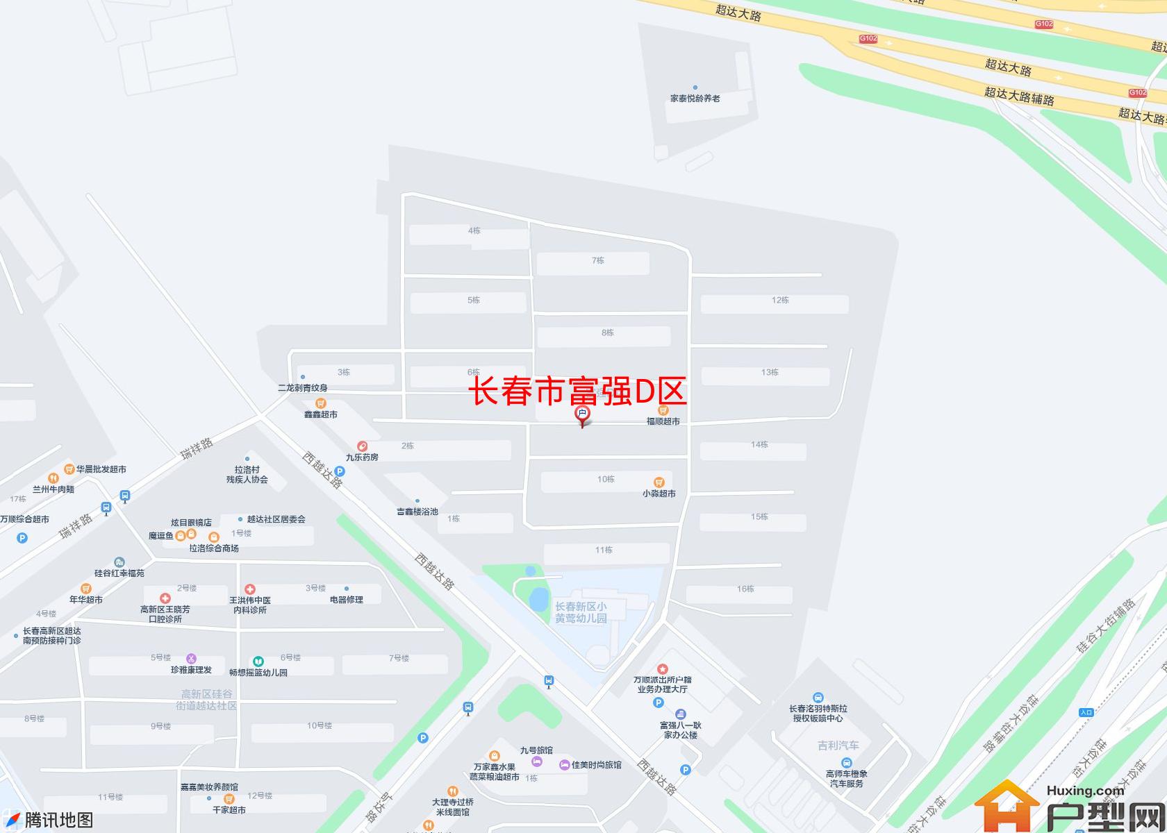 富强D区小区 - 户型网