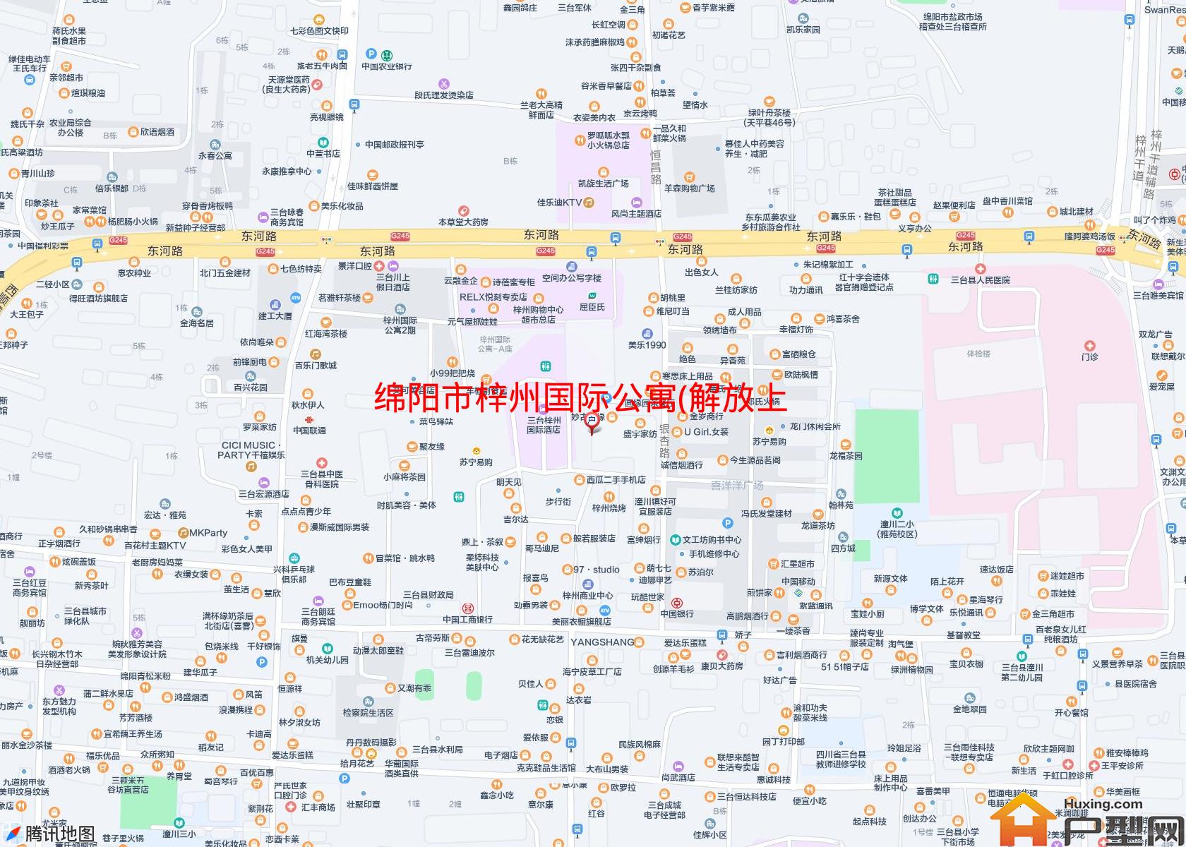 梓州国际公寓(解放上街49号)小区 - 户型网