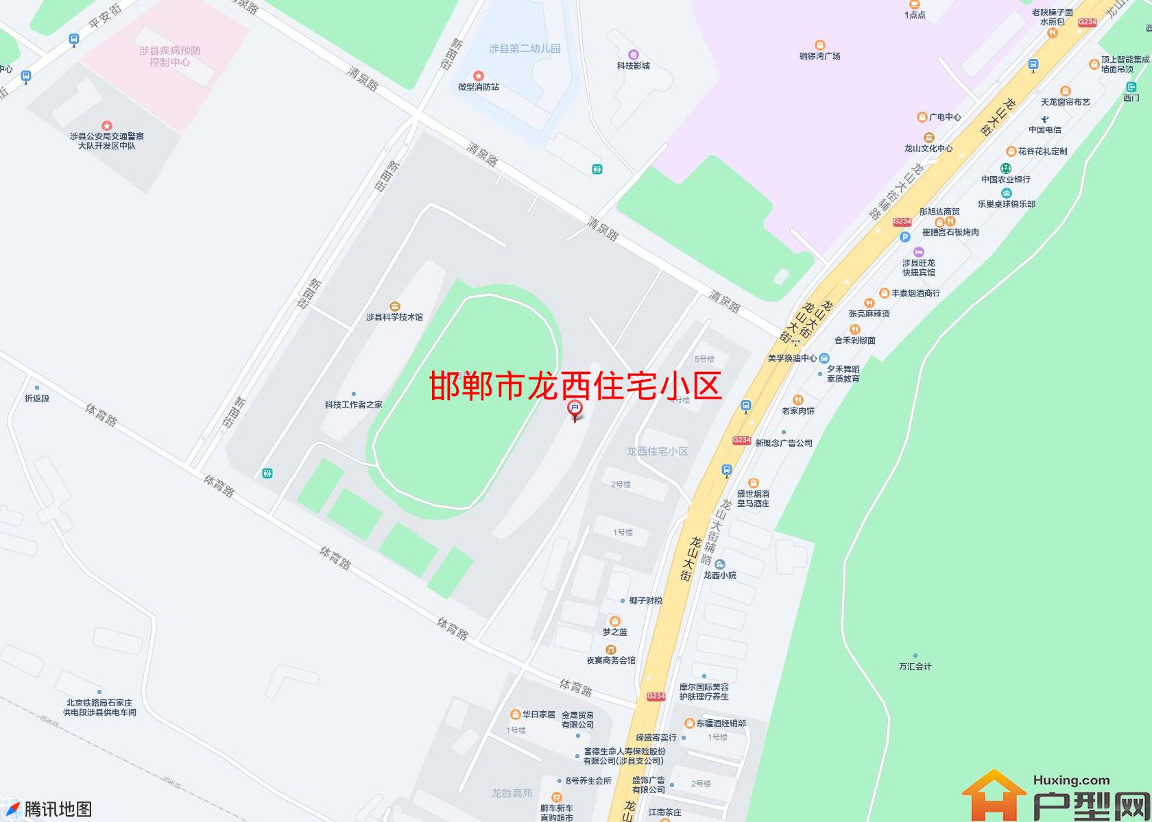 龙西住宅小区小区 - 户型网