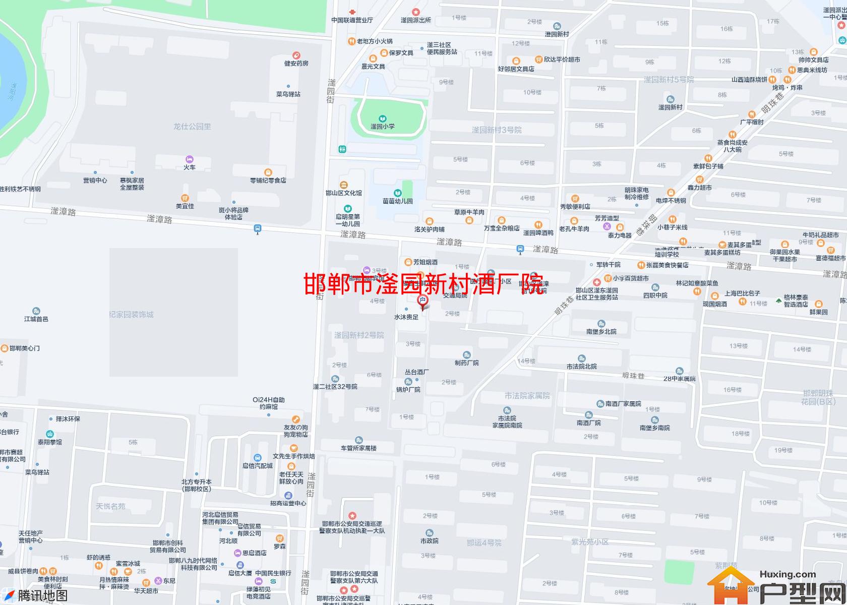 滏园新村酒厂院小区 - 户型网