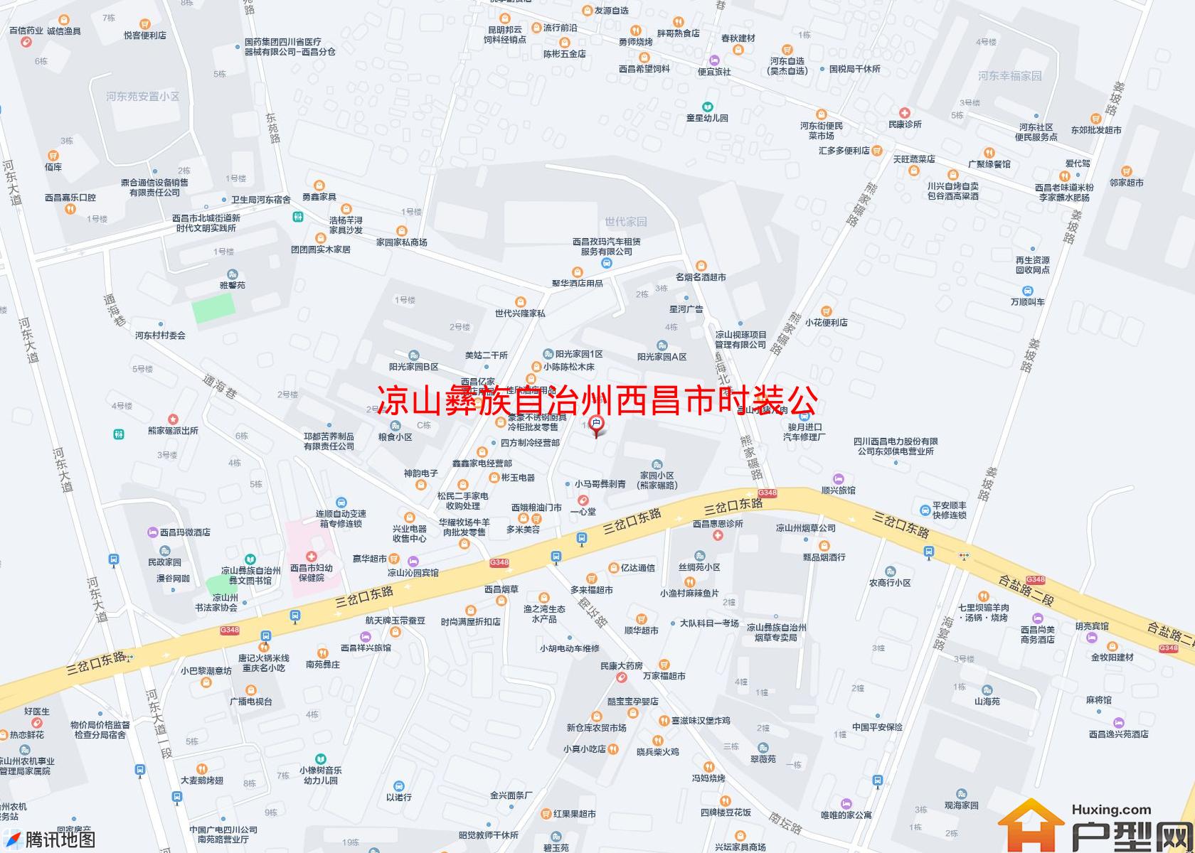 西昌市时装公司宿舍小区 - 户型网