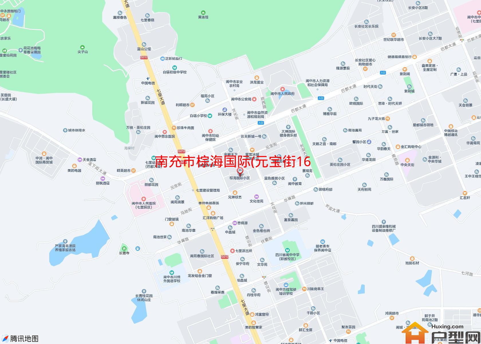 棕海国际(元宝街16号)小区 - 户型网