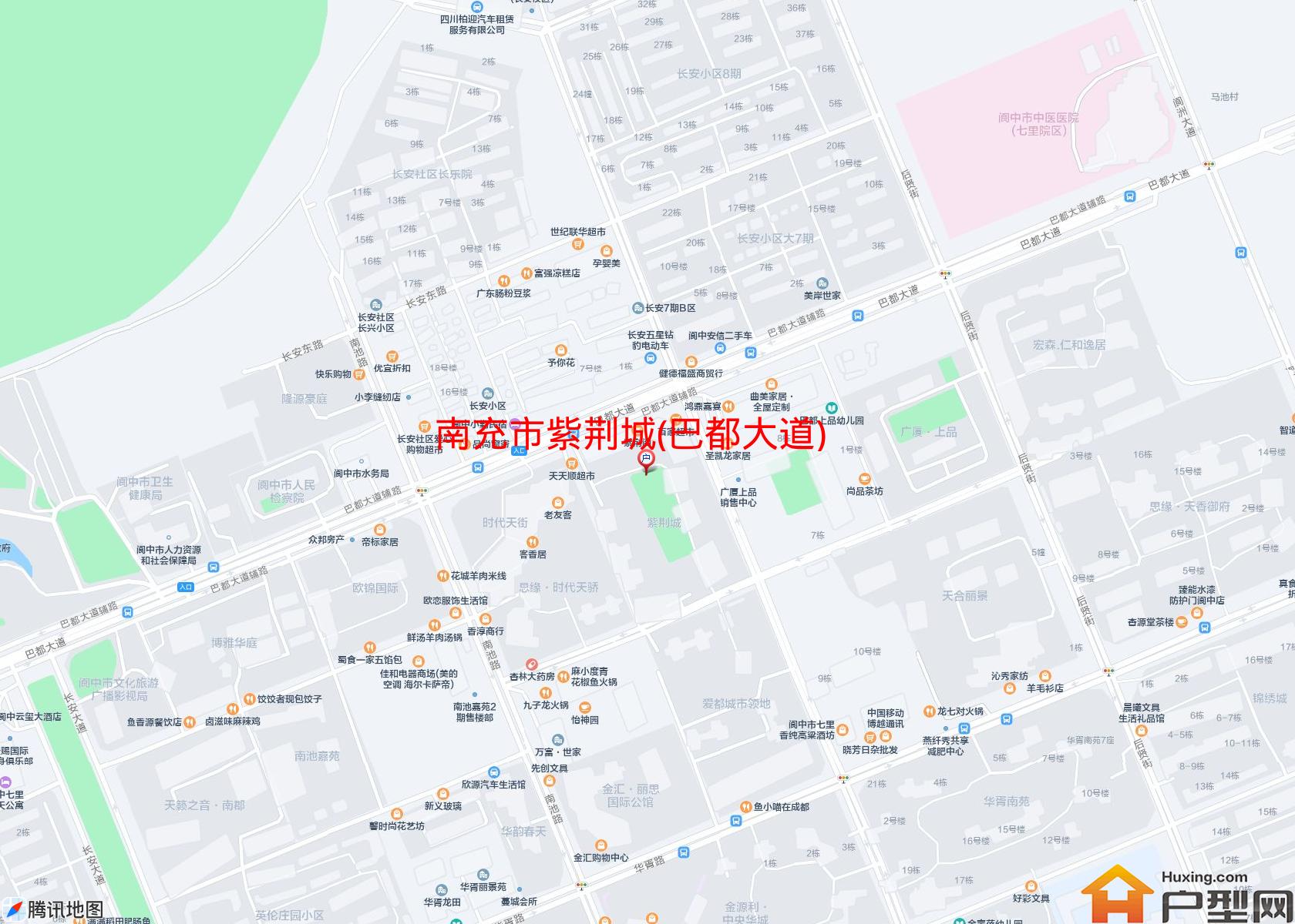 紫荆城(巴都大道)小区 - 户型网