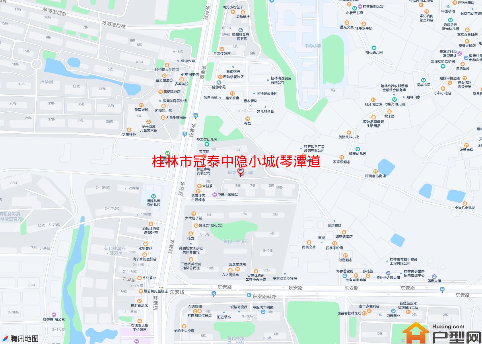 冠泰中隐小城(琴潭道)小区 - 户型网