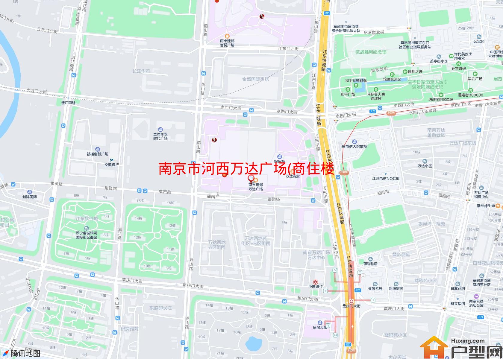 河西万达广场(商住楼)小区 - 户型网