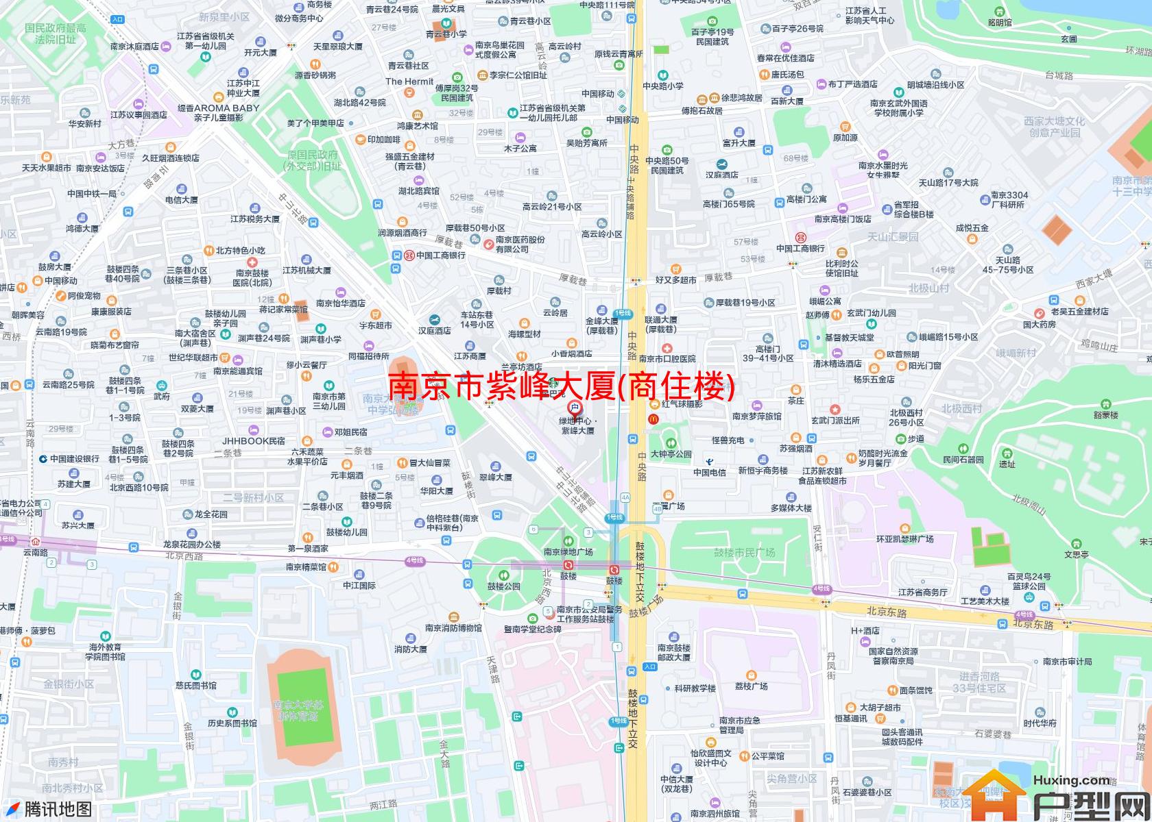 紫峰大厦(商住楼)小区 - 户型网