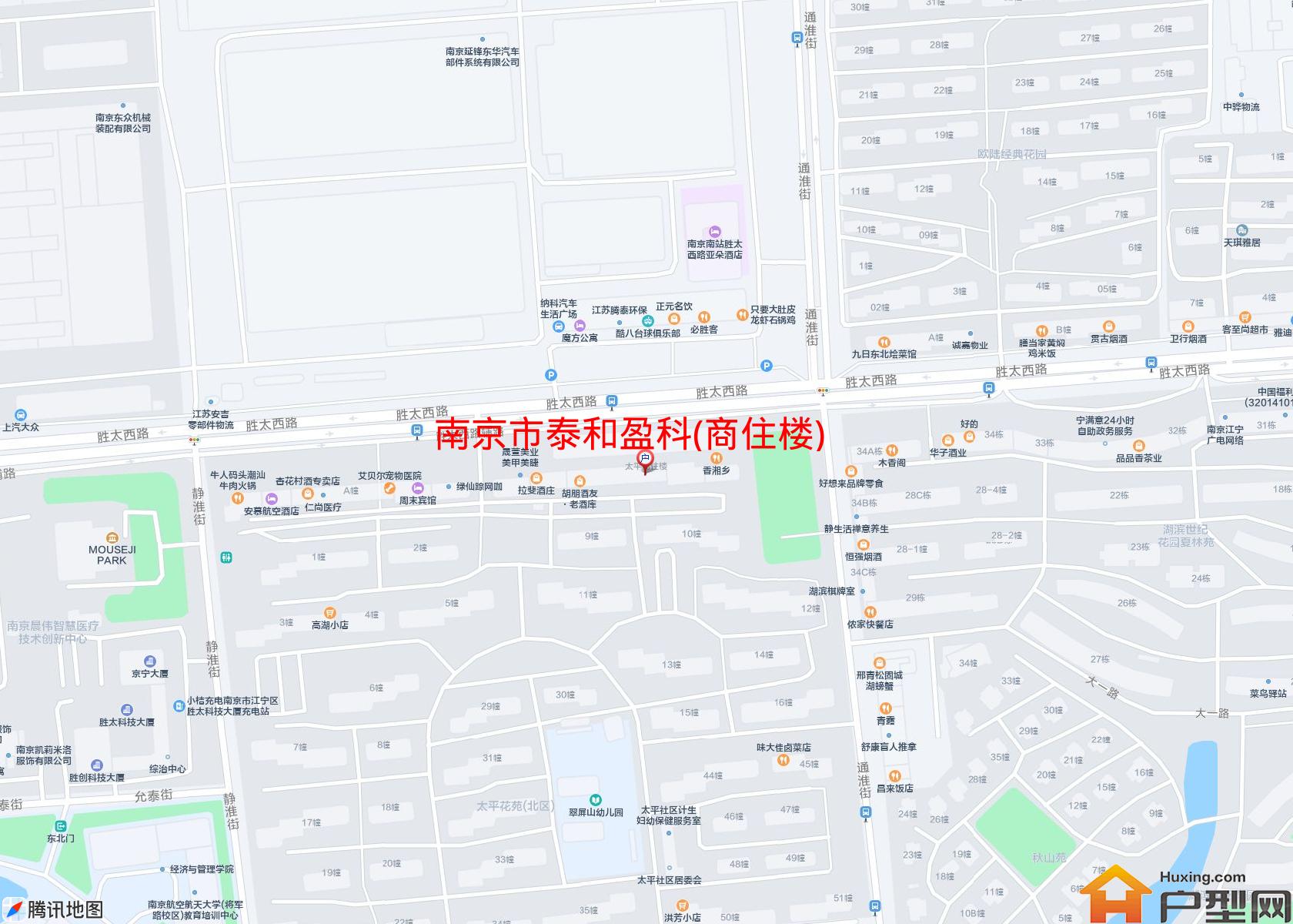 泰和盈科(商住楼)小区 - 户型网